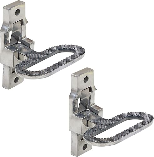 Buyers Products B2797SST2 - Escalón plegable de acero inoxidable, paquete de 2