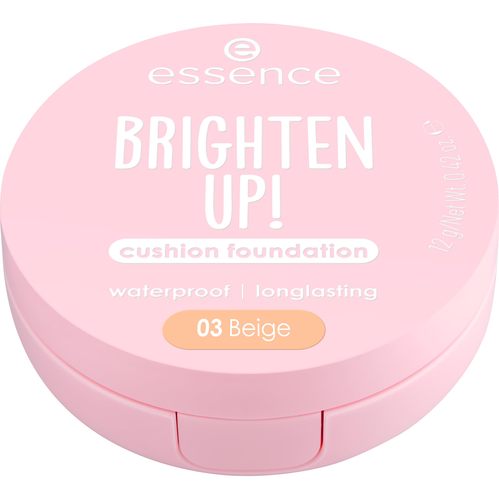 essence BRIGHTEN UP! cushion foundation, longlasting, brightening, natural (12g)