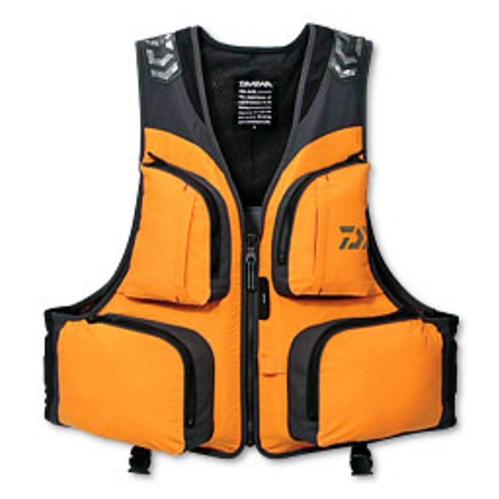 Amazon | ダイワ エコノミーフロートベスト DF-6501 オレンジ L