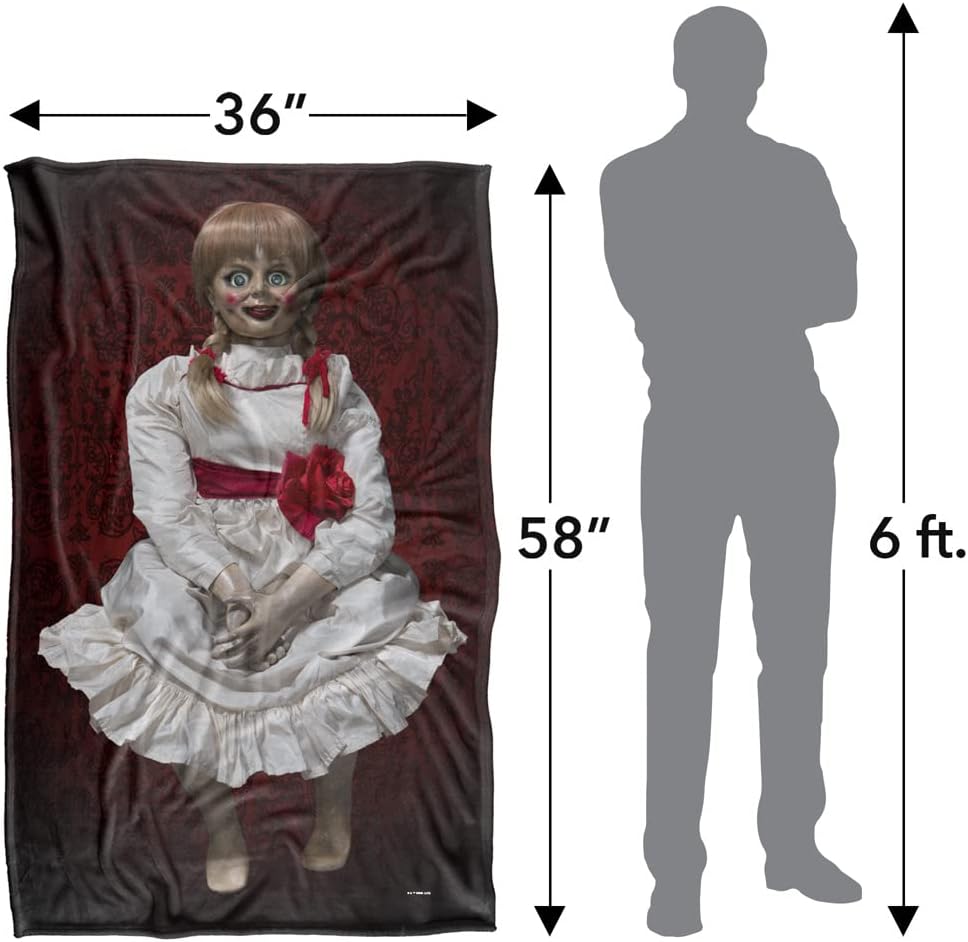 Annabelle 3 Blanket, 36"x58" Doll Poster Silky Touch Super Soft Throw Blanket