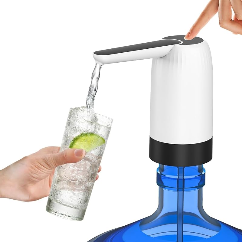 5 Gallon Portable Water Dispenser, Water Bottle Pump Rechargeable for 5 Gallon, Automatic Drinking Water Jug Dispenser