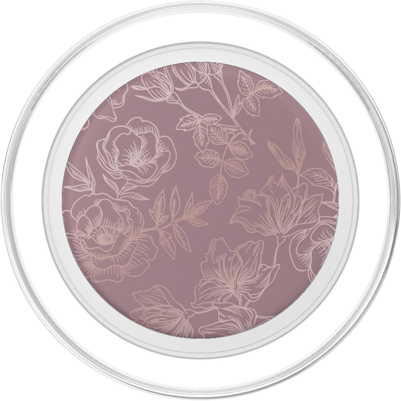 Dusty Rose Floral PopSockets PopGrip for MagSafe