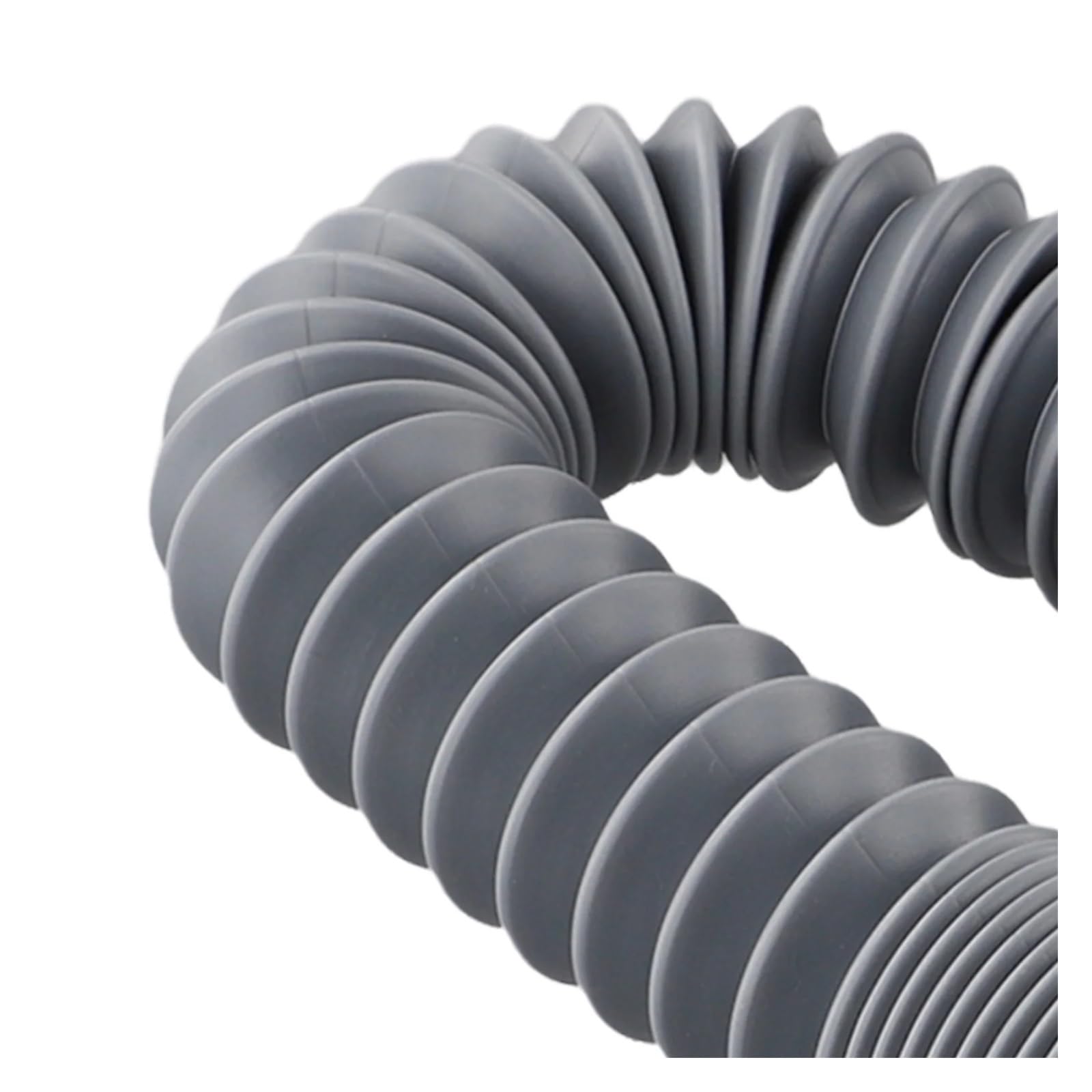 1 pieza de sifón perfil bajo flexible for bañera, ducha, tubo drenaje, ABS gris, plano, for, desagüe