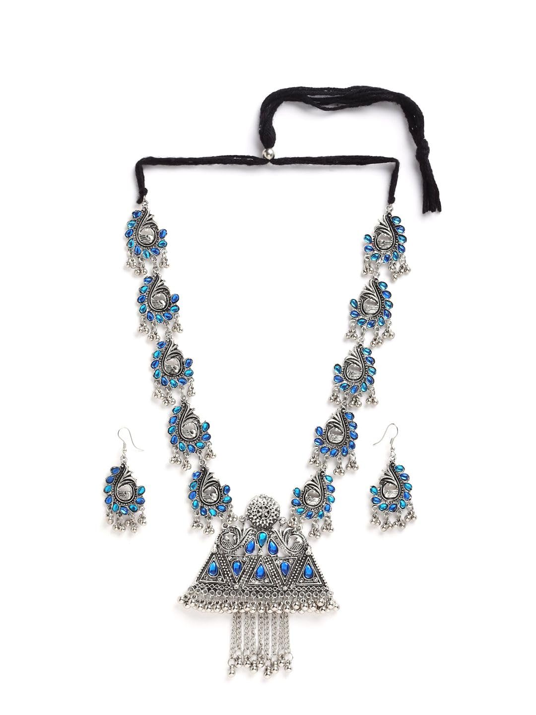 Juego de joyas Ghungaroo DMZ-2393 en latón oxidado ideal para sorprender 8