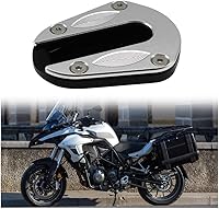 Vista 6 de Almohadilla de extensión para motocicleta, soporte lateral de pie, placa de soporte para Benelli TRK 502, soporte lateral de pie, placa ampliadora
