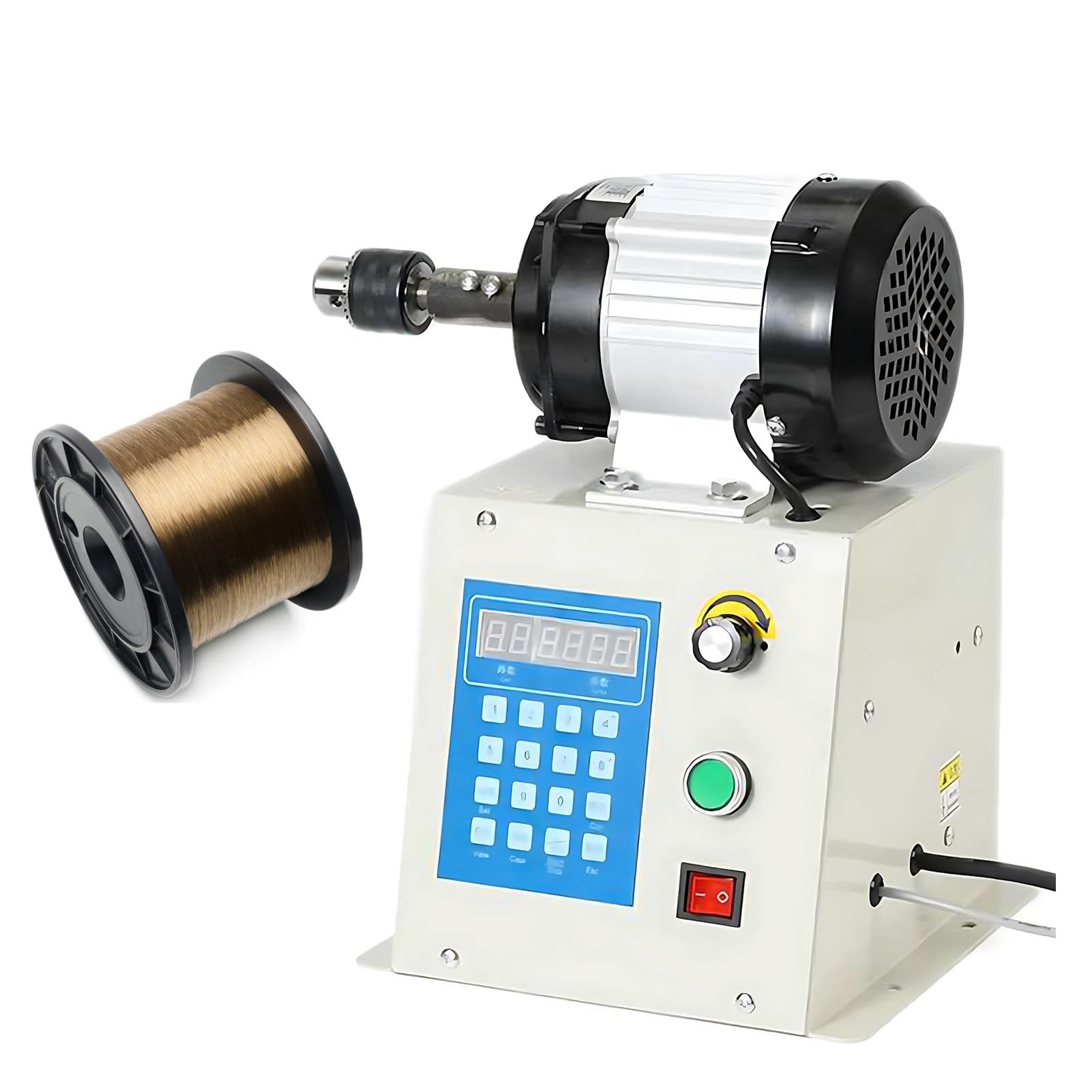 800W Filament Winder for 3D Printer Spools Automatic Coil Winding Machine with Stepless Speed Regulation and CNC Counter for Homemade Filament(800W)