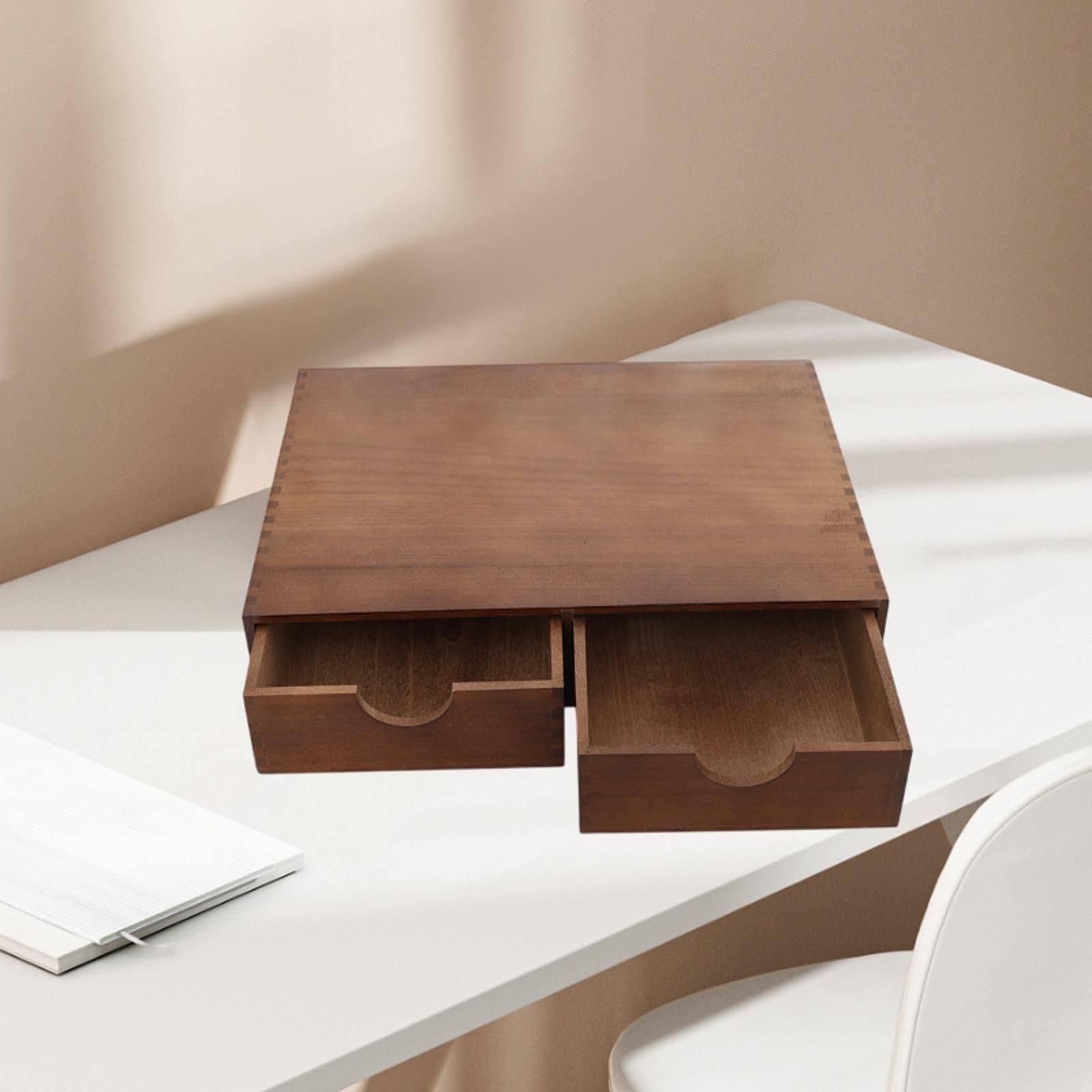 Tea and Coffee Organizer Coffee Capsule Drawer with 2 Drawers Accessories Tea Storage Organizer for Home Maker Machine Stand