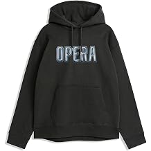 OPERA 3d Hoodie - Black - LG