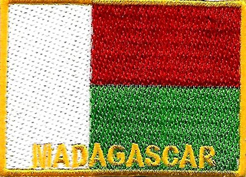 Aranyak Hobby® National Flag of Madagascar Embroidered Applique Badges Beautiful Flag Collection. Also to use for Outdoor Clothing, Cap, Jackets,Bags and Saree-image-24