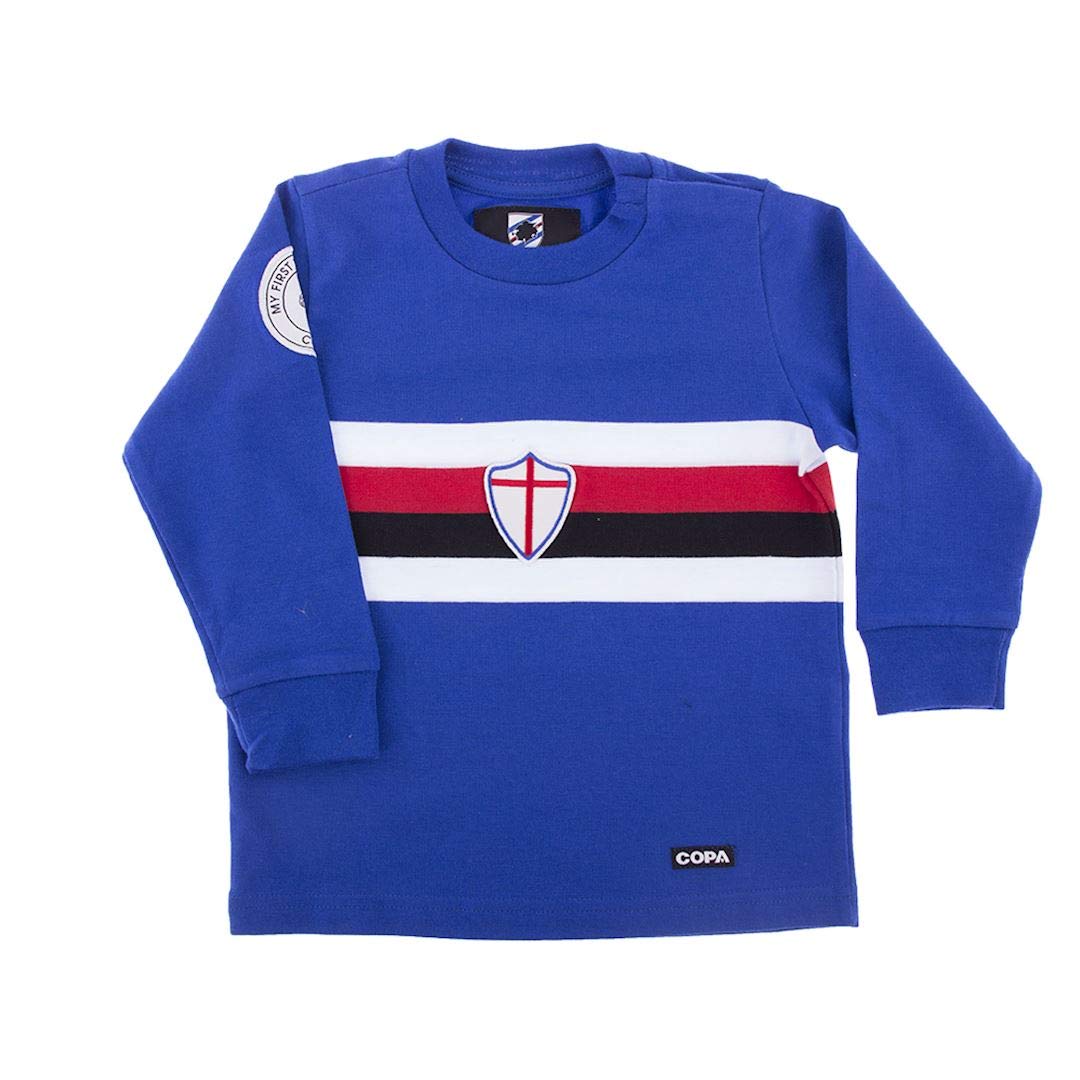 Unisex Kids U. C. Sampdoria My First Football Round Neck T-shirt