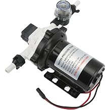 Pasamer Self Priming Diaphragm Water Pump, Powerful 60PSI RV 12V High Water Pump with Auto Shut Off for Yacht
