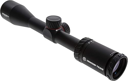 Miniatura 56 de Crimson Trace Brushline Pro Riflescope con construcción sólida ligera, tapas de alcance y paño para lentes para caza, tiro y exteriores