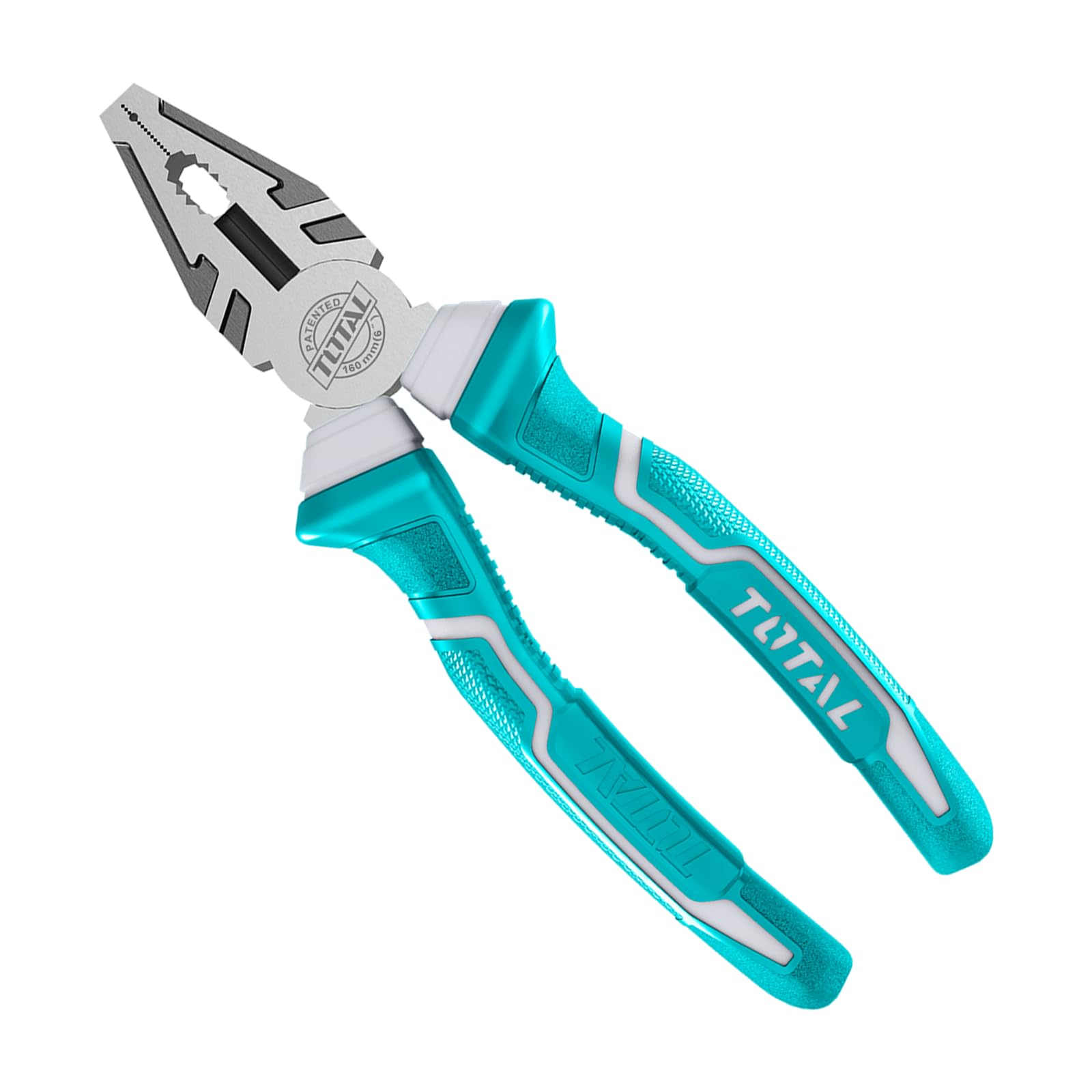 TOTAL 6 Inch Combination Plier, 160mm CR-V Steel | Heavy Duty Hardened Edge, Anti-Rust, Comfort Grip For Gripping, Twisting, Bending & Wire Cutting-image-24