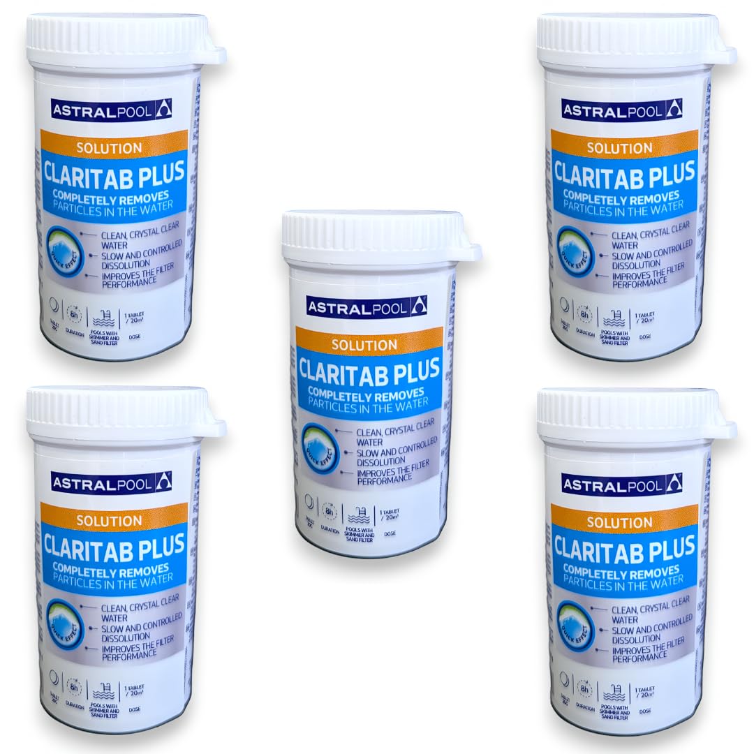 Claritab Plus Astralpool - Pack de 5uds - Elimina partículas del Agua