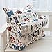Produktbild DW&HX Bett Triangle Big Kissen,Und eine Taille Rückenpolster Sofa Kissen Rückenpolster Büro Rückenpolster Taille-C 45x40x20cm(18x16x8inch)