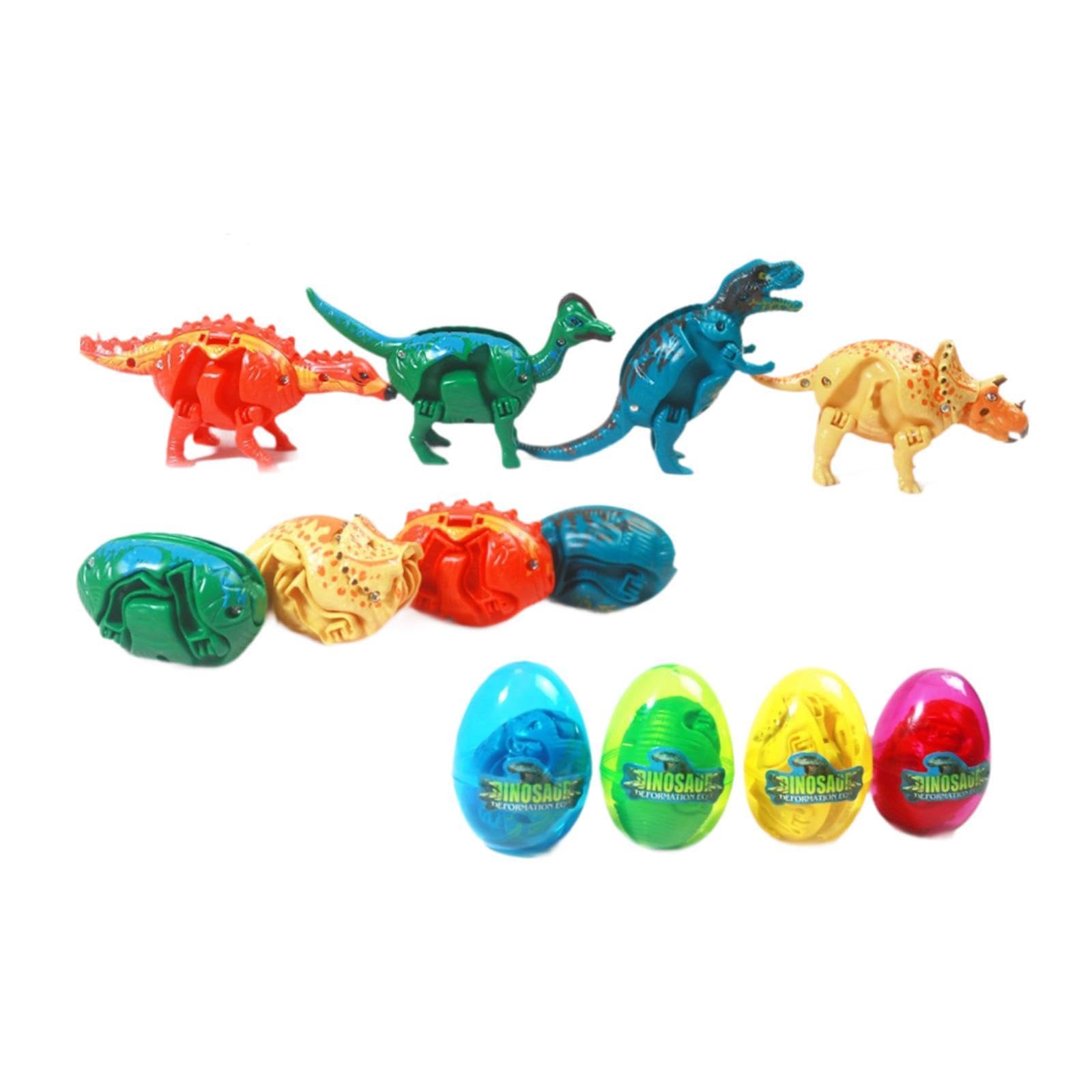 MagiDeal 12 Uova Giganti Trasformabili a Forma di Dinosauro, Forniture per Feste, Decorazioni per Carnevale, Divertenti Uova di Pasqua Pre-riempite, Giocattoli, Style a