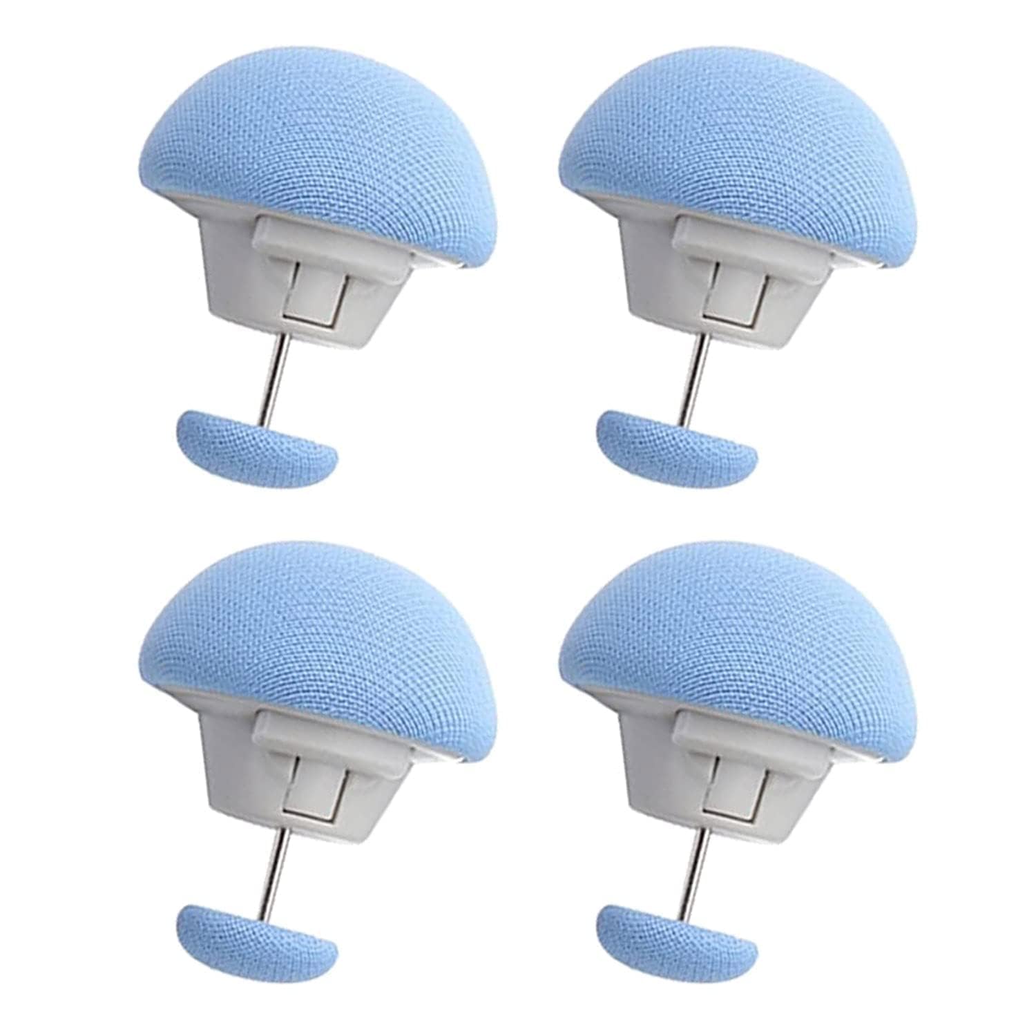 Bed Sheet Clips Set with Button Fasteners Adjustable Grip Mattress Holder Anti Slip Bedsheet Fixer Clips for Home Bedding Accessories (Pack of 4 | Multicolor)-image-25