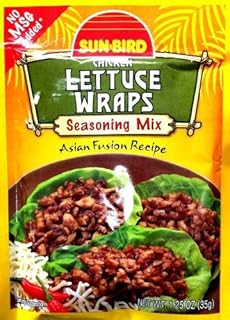 Sun-Bird CHICKEN LETTUCE WRAPS Asian Seasoning Mix 1.25oz (12-pack) by S...