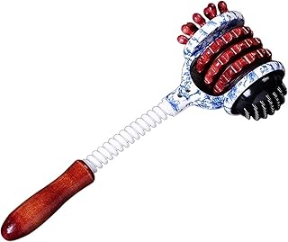 ONGHAHYIS Massage Hammer Wheel massage hammer knock back beat fitness hammer meridian shot massage stick