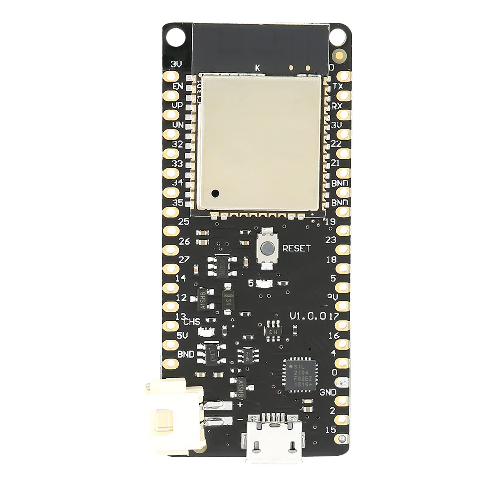 Carte WEMOS D1 Mini ESP32 Lolin32 – WiFi + Bluetooth, CP2104, Flash 4Mo