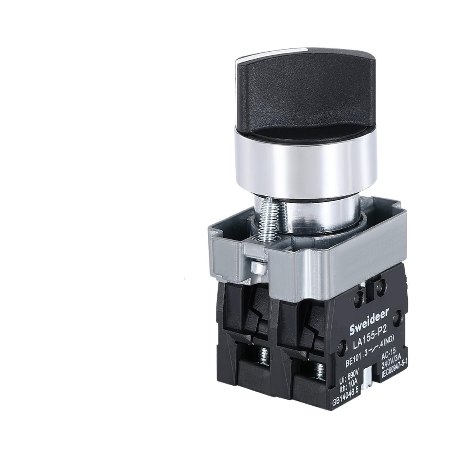 Bouton de commutation XB2-BD41 bipolaire 2 positions fixes avec contact 1NO