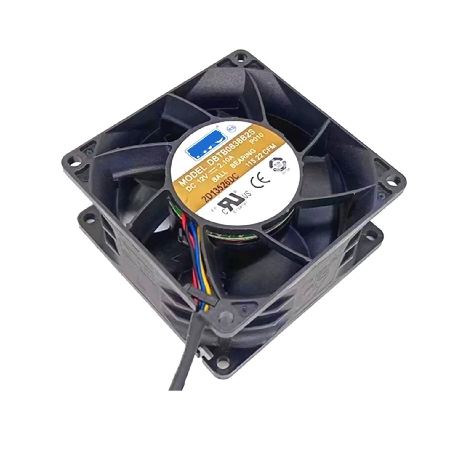 UITGVDQAT 80mm DC 12V Dual Cooling Fan 80X80X38mm 10000RPM(2 wires)