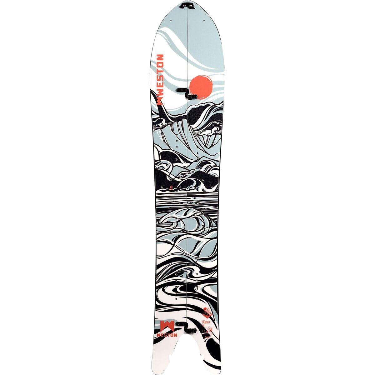 Weston Revel X Jessa Gilbert Powder All Mountain Snow Surfing Trees Fishtail Splitboards 2023 - 153