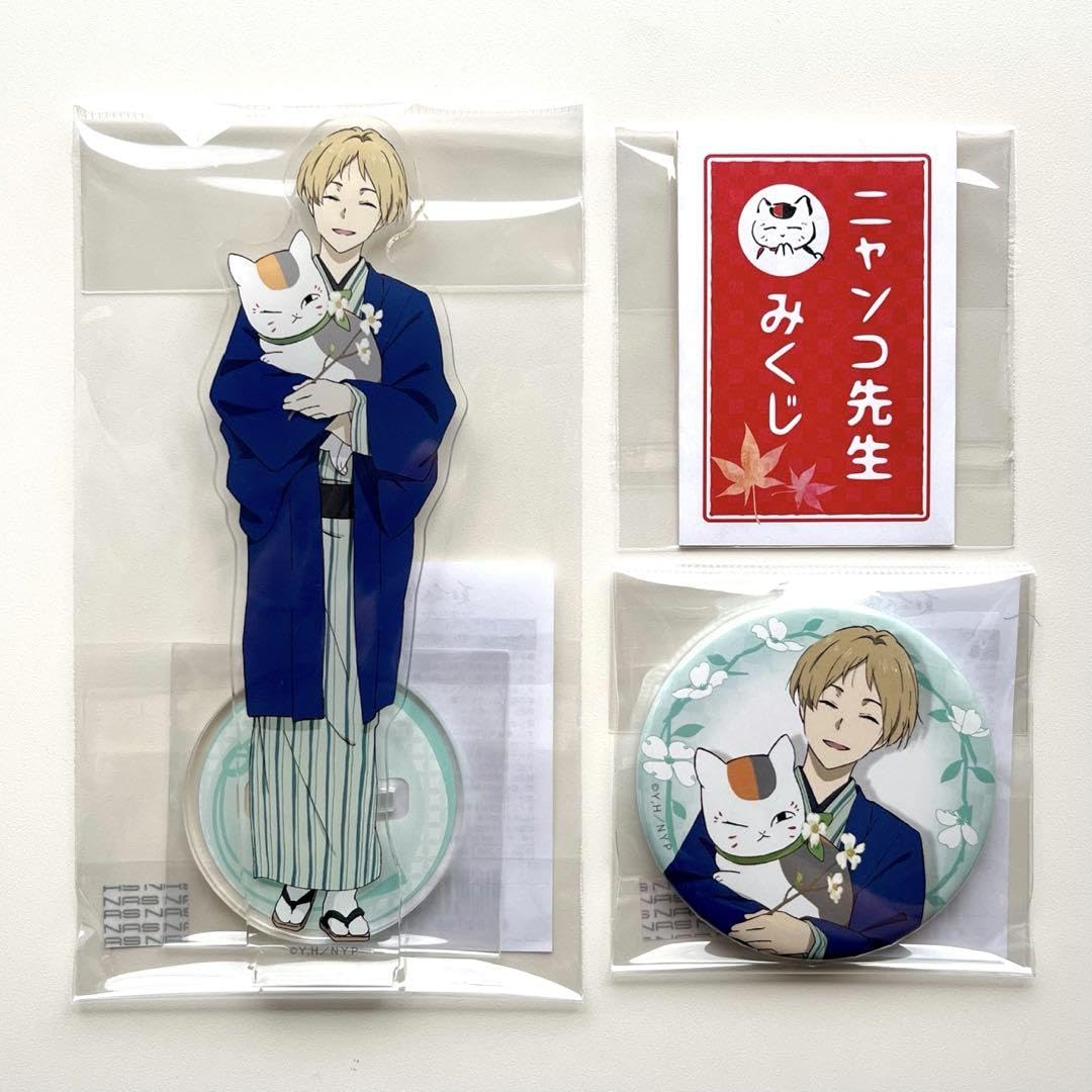 夏目友人帳　夏目貴志　缶バッジ　クリアカード　アクスタ 夏目友人帳夏目貴志缶バッジクリアカードアクスタ