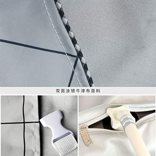 Coprilavatrice,Coprilavatrice da Esterno Lavatrice Coperchio di copertura Spessore Silver Rivestimento in argento Tessuto impermeabile Anti-UV Asciugatrice Cassa protettiva Organizzatore domestico(A3,