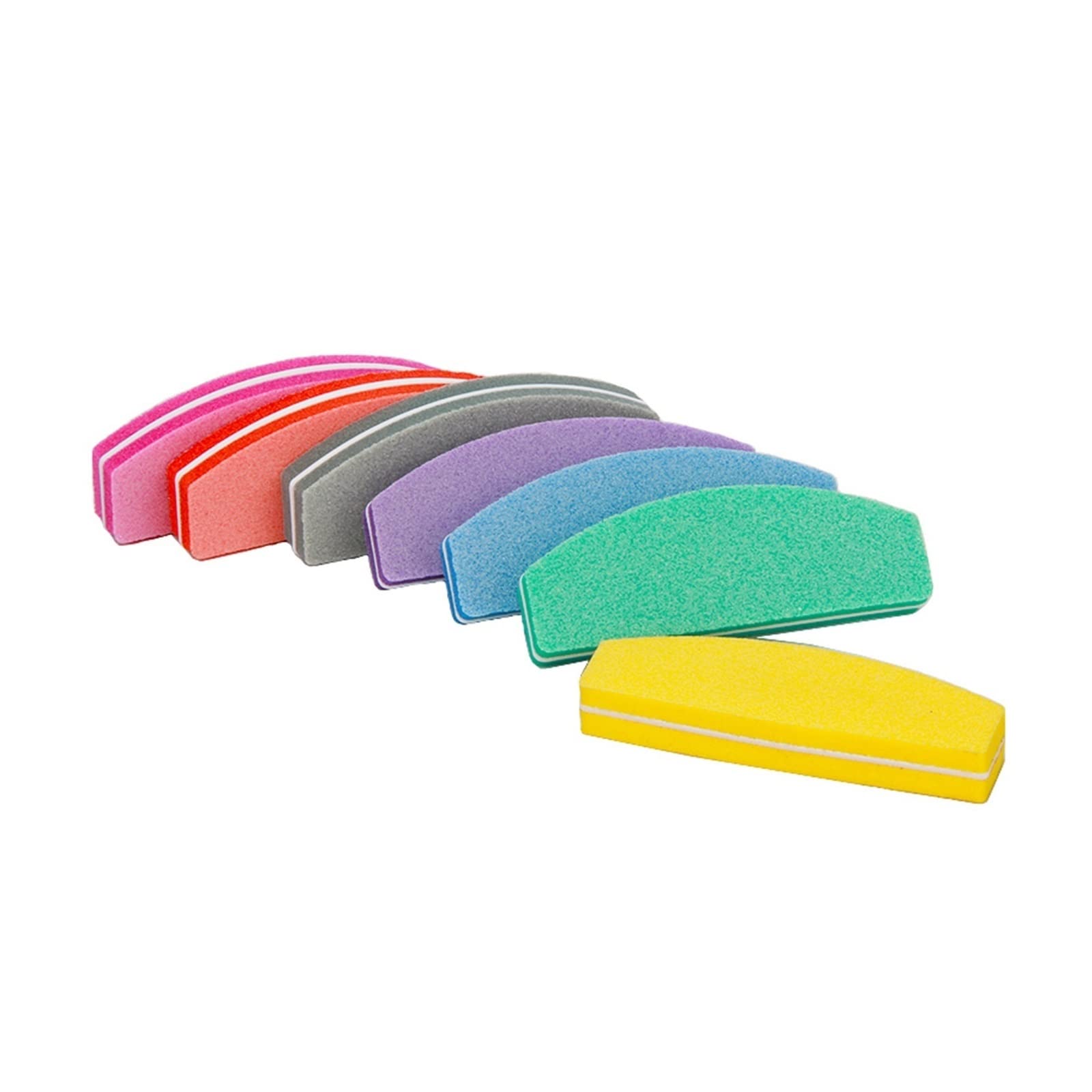 TOORU TRUSTTWO 50 pz Spugna Lima for Unghie Professionale Unghie artistiche Strumenti 100/180 Blocchi di Levigatura Buffer Gel Polish Strumenti for Manicure for Il Fai da Te The Green