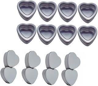 Lurrose 24pcs Love Tinplate Box Round Candles Snack Container Metal Tin Cans Red Candles Mini Windowbox Heart Metal Tins Storage Boxes with Lids Cookie Tins Tinplate Can Storage Tank Candy