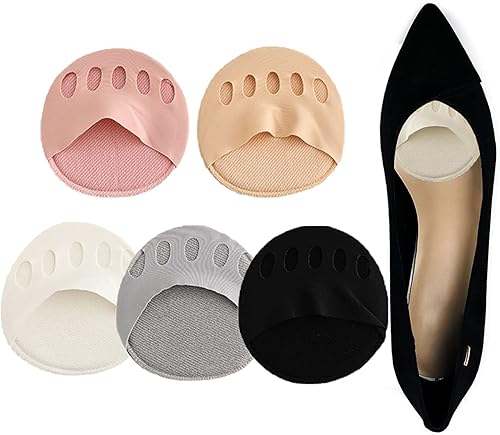 Plantillas de tacón alto de seda de hielo, almohadillas de tela de panal de abeja, almohadillas cómodas de tacón alto, pies planos, almohadillas de