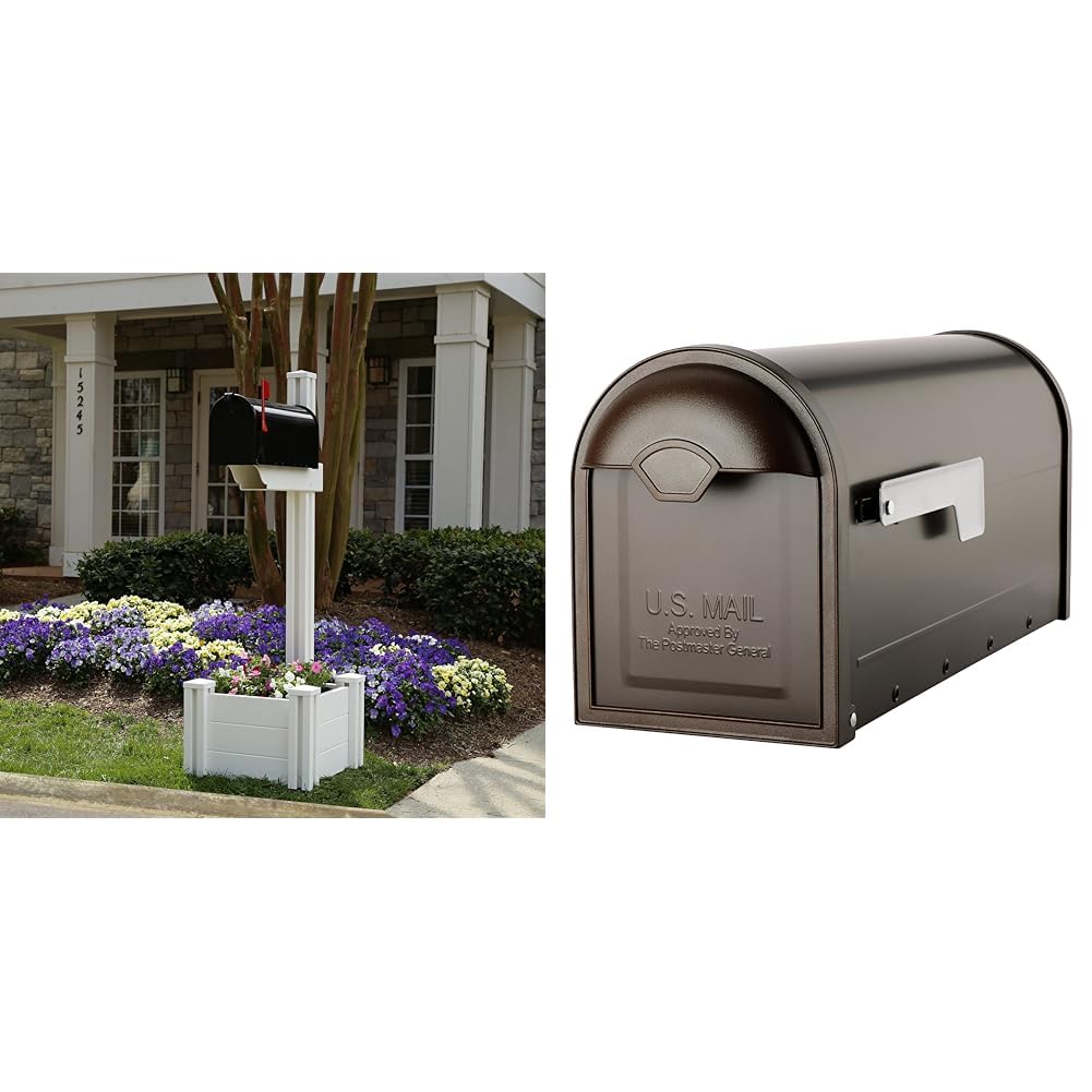 Amazon.com: Zippity Outdoor Products ZP19027 Majestic Mailbox Post