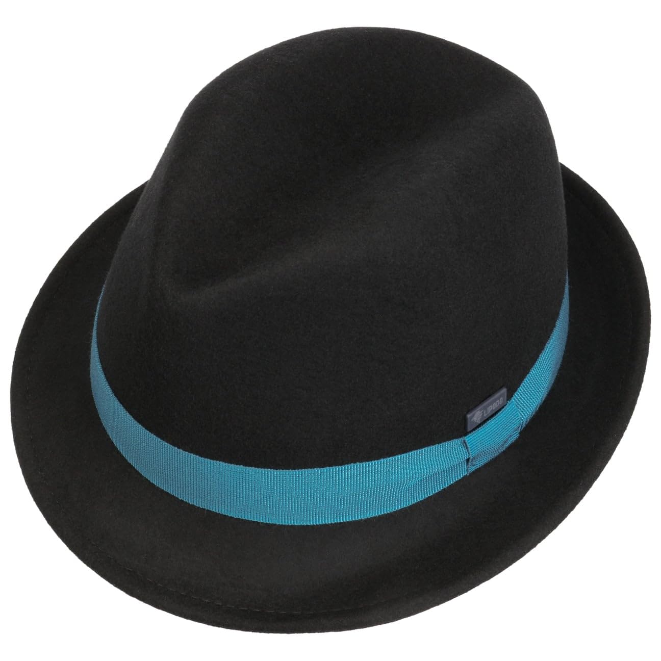 Lipodo Kids Wool Felt Trilby Hat Fedora (One Size - Black) - Image 4