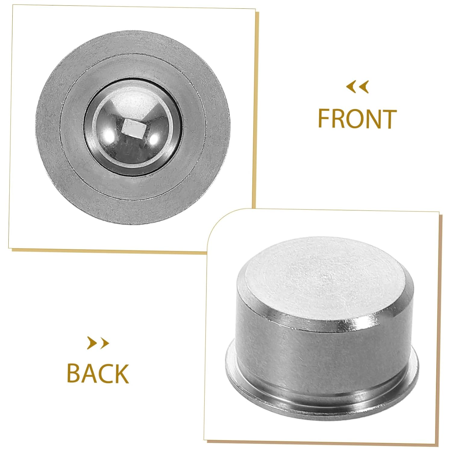 Steel Ball Plunger for Rotation Metal Roller Balls Bearing Transfer Bearing Roller Precision Rolling for Long-Term Use