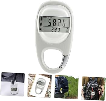 Amazon | TEHAUX カラビナ歩数計 スポーツ用品 万歩計 スマート