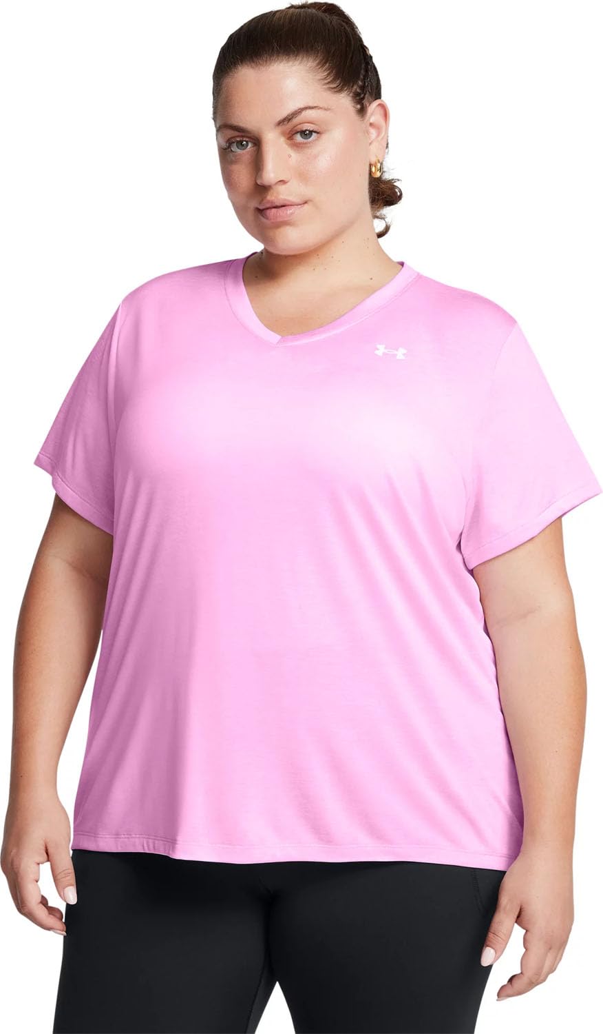 Under Armour Women's UA Tech™ Twist V-Neck Short Sleeve Tech SSV- Twist Mujer (Pack de 1) — view 138