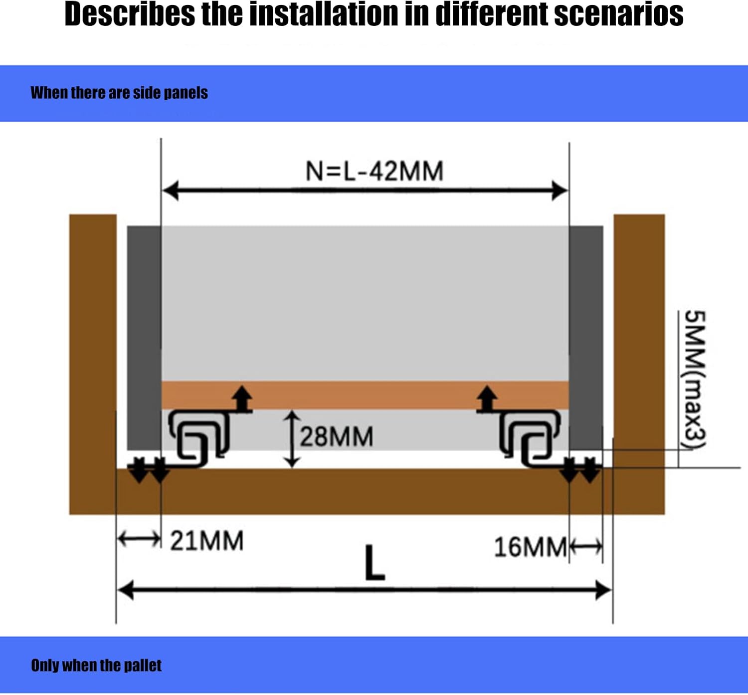 Soft Close Drawer Slides Full Extension Telescopic Runner Heavy Duty 40kg Load Capacity Drawer Runner for Home Cabinets Heavy Duty Drawer Track