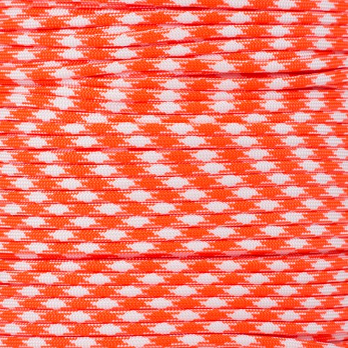 PARACORD PLANET 50 Feet Nylon 550lb Type III 7 Strand Paracord Creamsicle โ image 1