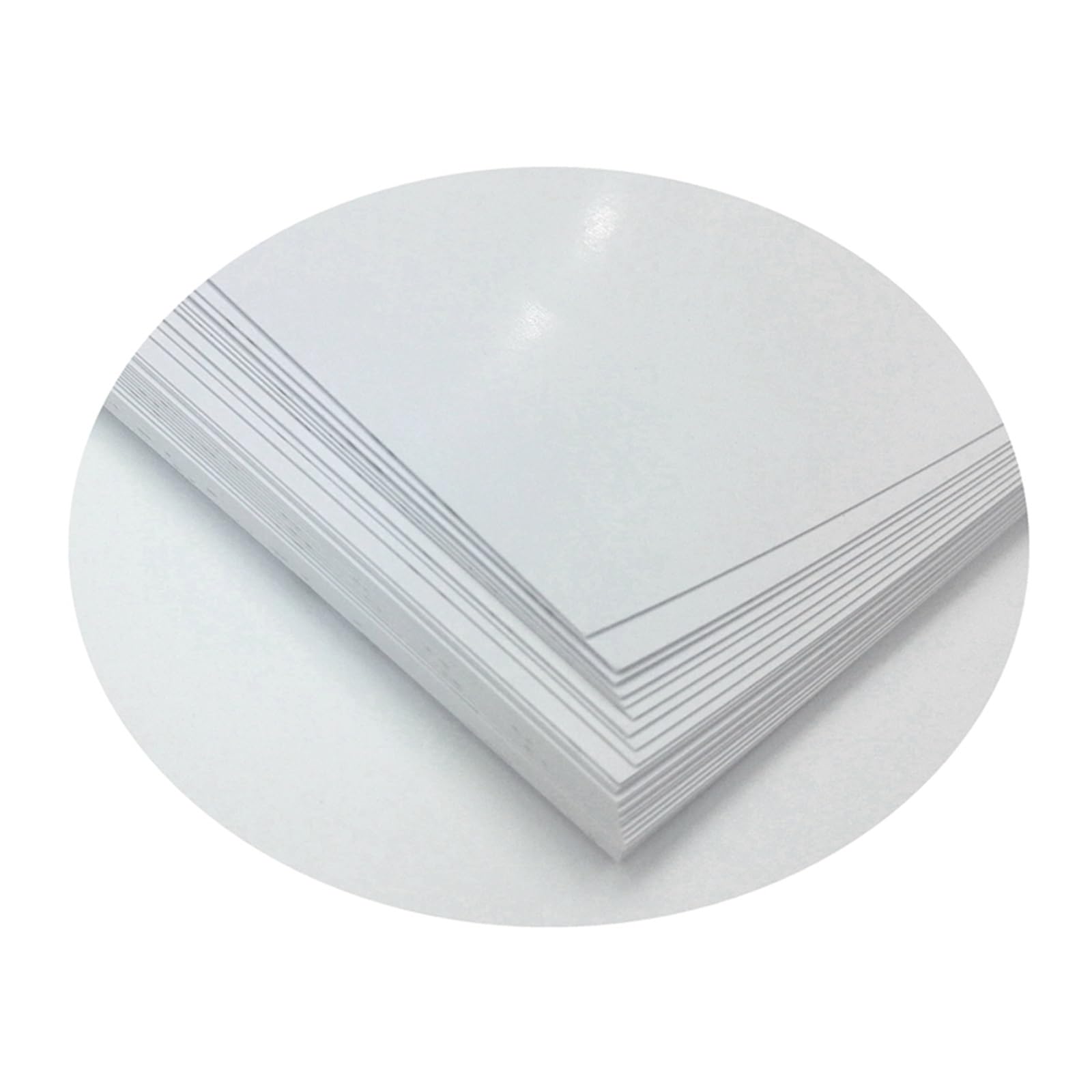 DAVBIR 240 grammi di spessore 8.26x11.7 Double Deck Highlight Art Paper Stampa su due lati impermeabile Carta fotografica vuota for stampa a getto d'inchiostro perfection (Color : 5sheets)