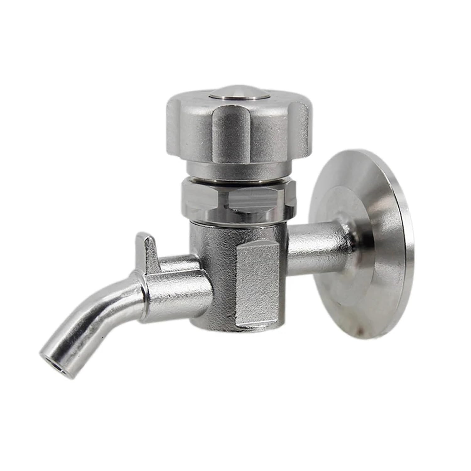 1.5" TC Sample Valve Sampling Coil 304 Stainless Steel Conical Fermenter Accessories(Sample Valve B)