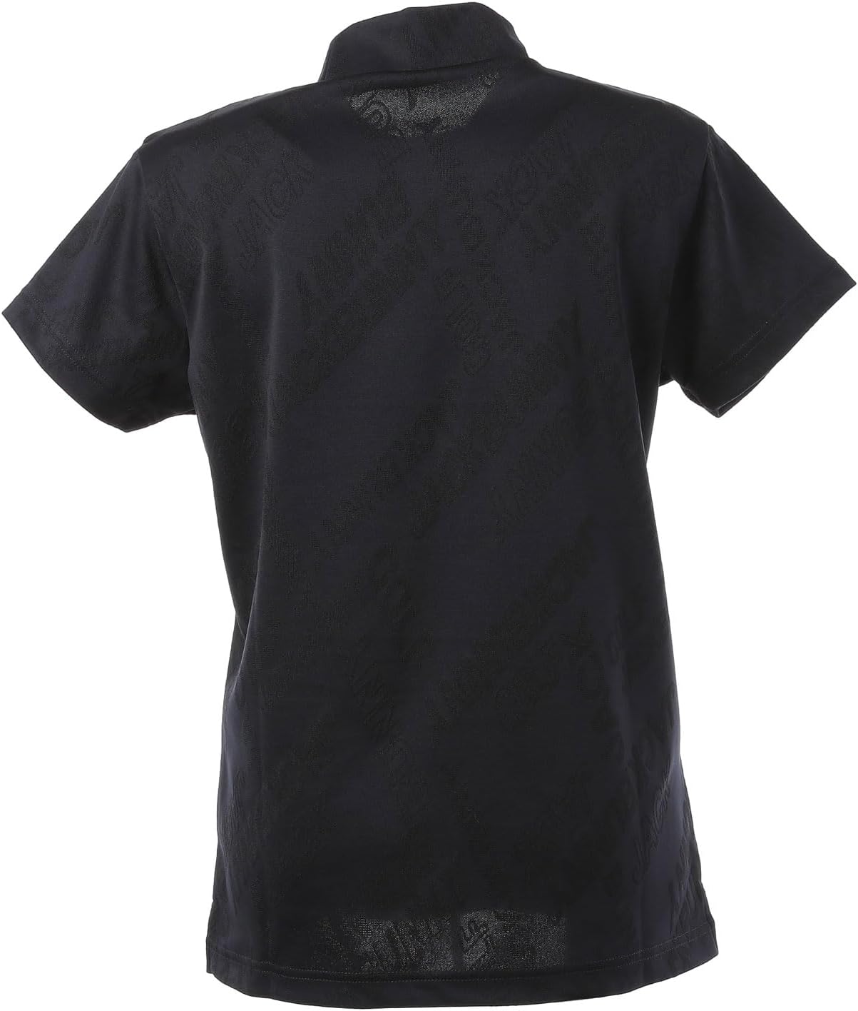 ジャックバニー　半袖　モックネック　シャツ　レディース　黒　サイズ0 美品 ニット セーター ジャックバニー リサイクルポリエステル1/60