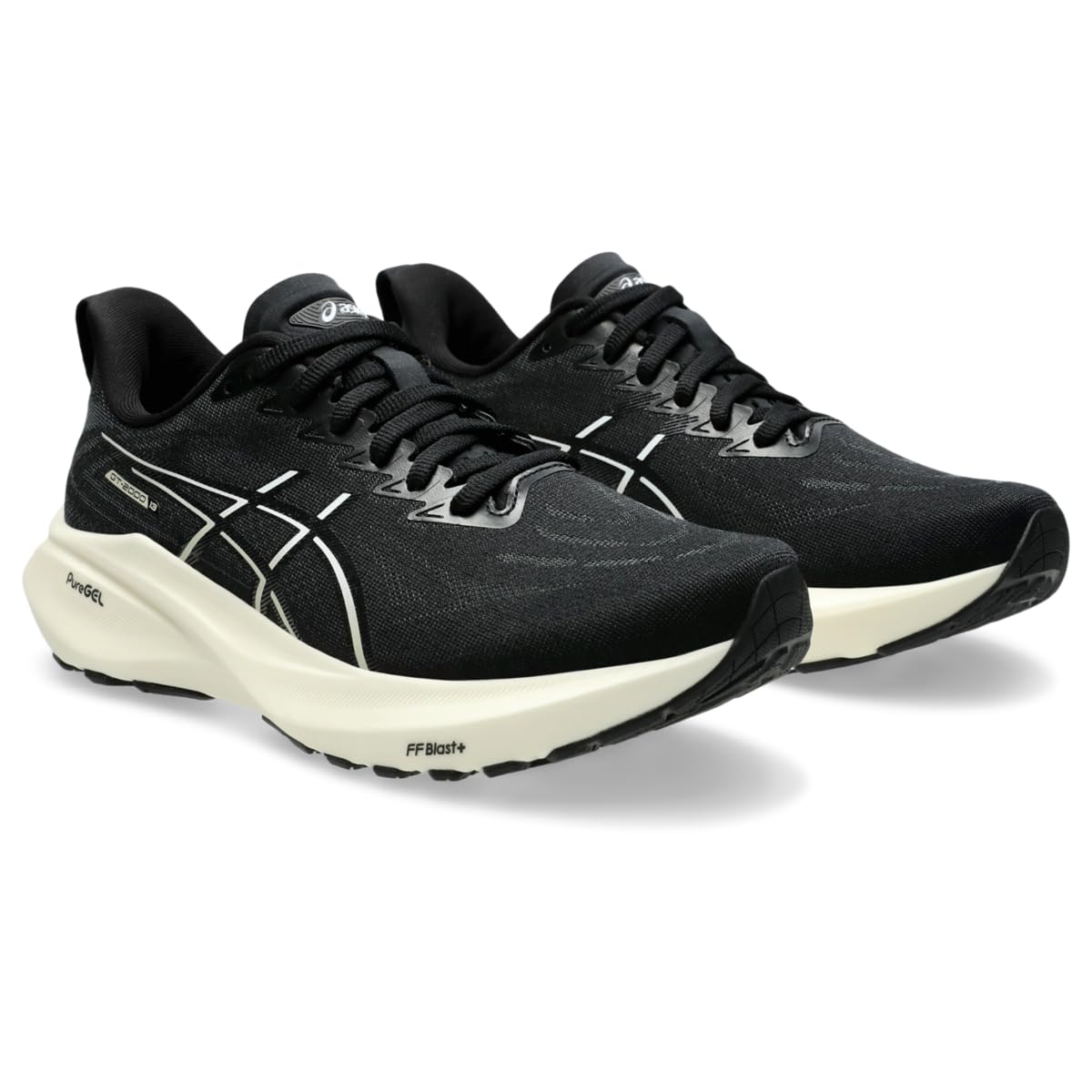 Asics Women's GT-2000 13 Running Shoe, 9, Black/White