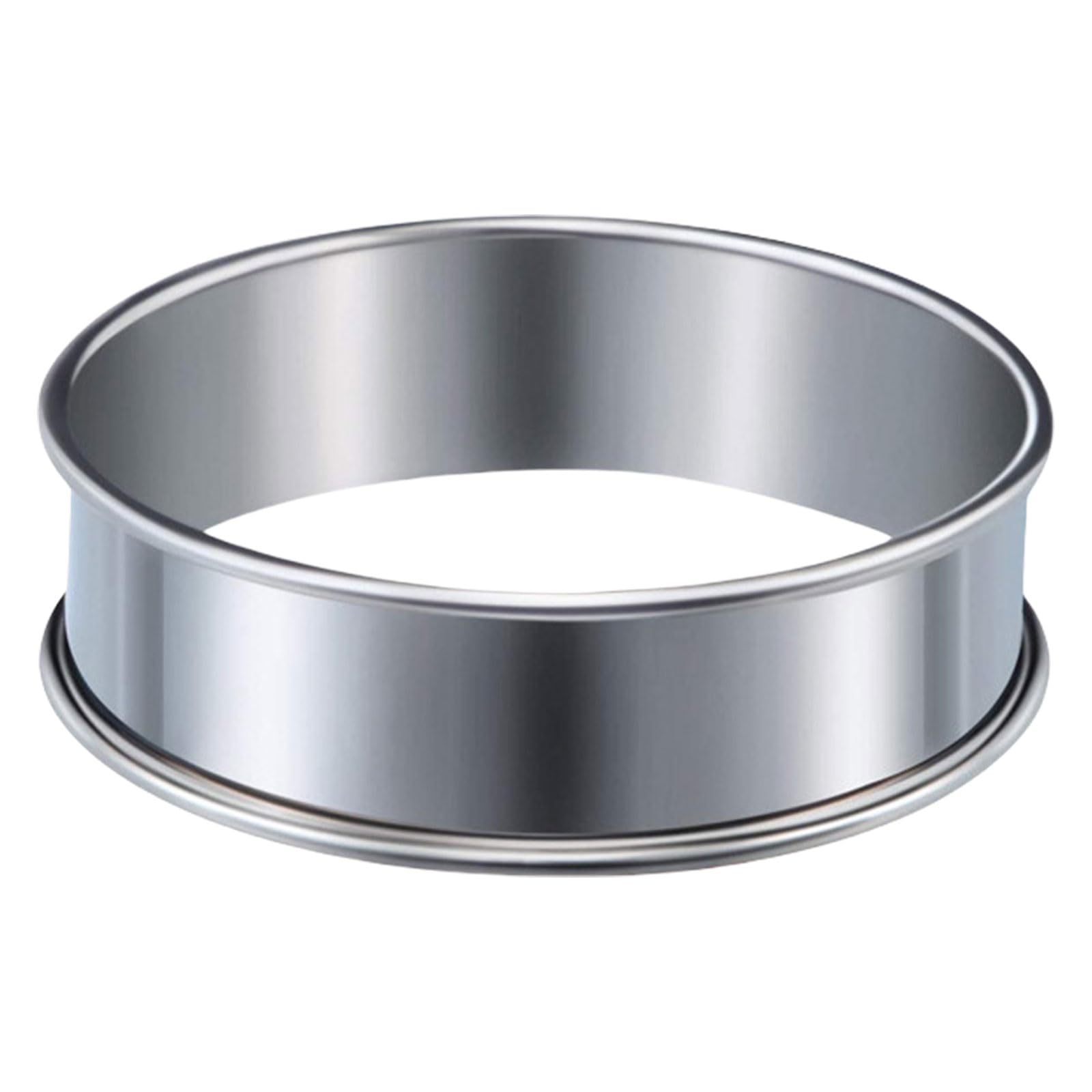 XAGMODSHN Rolled Edges Baking Rings Practical Pastries Rings Stable Nonstick Cooking Molds for Muffins and Tarts Double Edges Cookie