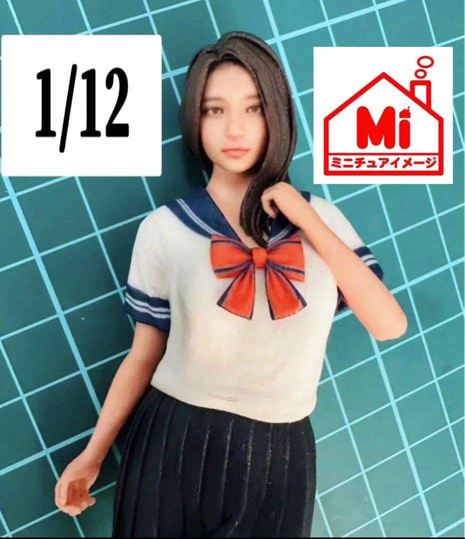 Amazon.co.jp: 1 12 jk5 女子高生 フィギュア 完成品 1 64より大 