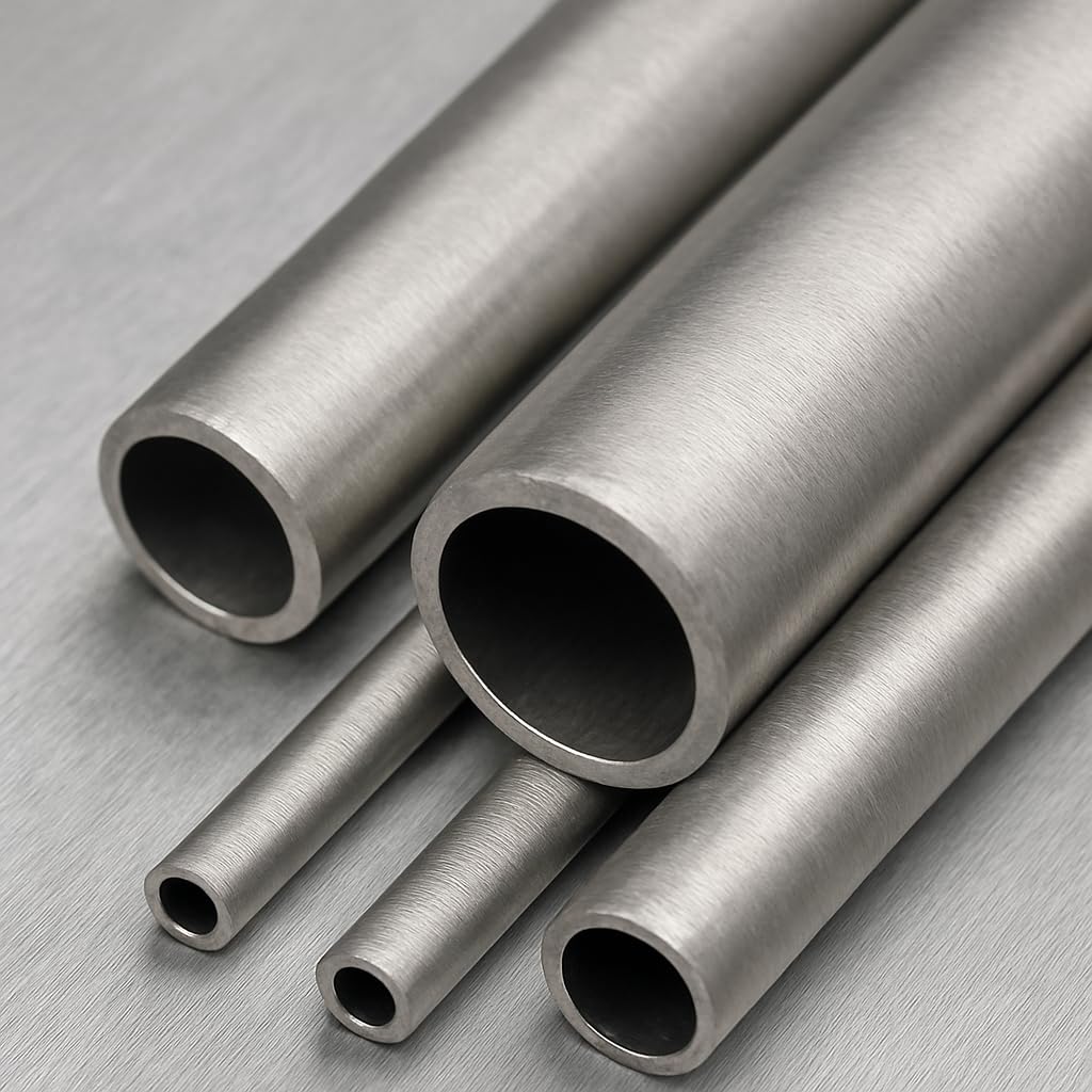 Tubo de Titánio - Metal Puro para Aplicaciones Industriales, Construcción, Mobiliario, Artesanías y Proyectos de Investigación (Φ45mmx1mmx500mm)