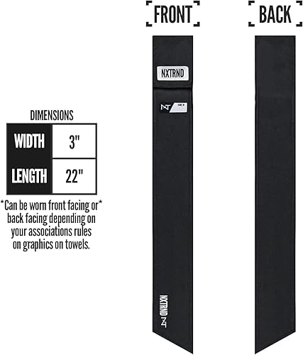 Miniatura 2 de Nxtrnd SKL - Toalla de fútbol, toalla deportiva fina, manos secas y accesorios de fútbol (negro)