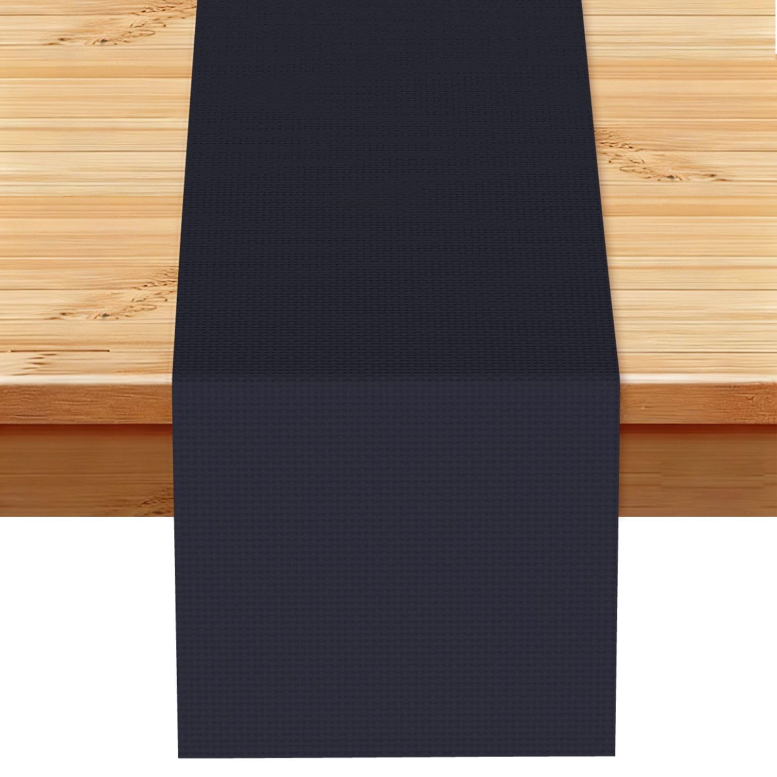 Solid color black Table Runner 13x72 Inch Dining Decor