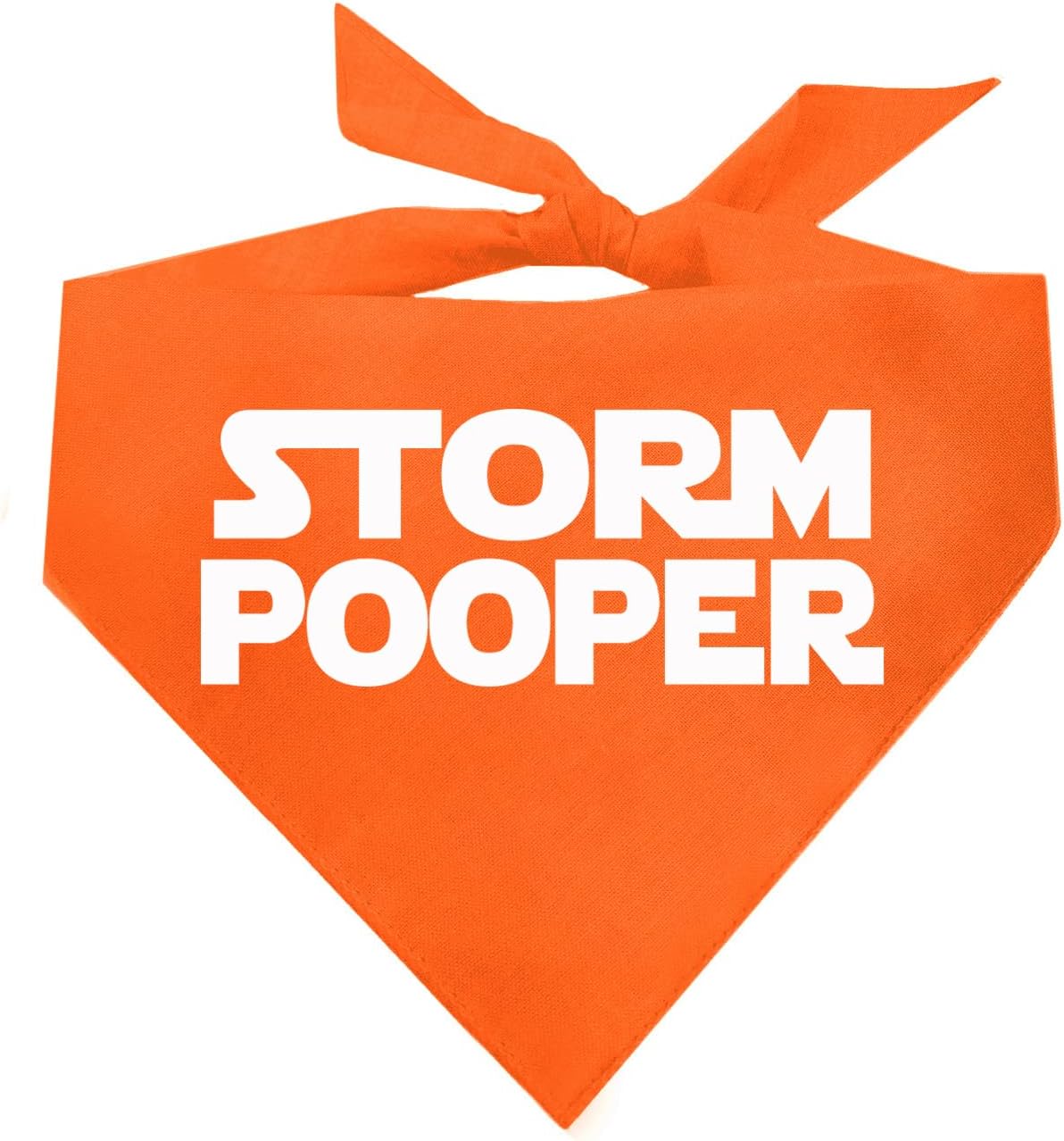 Storm Pooper Funny Dog Bandana (Black, OS 190) image 3