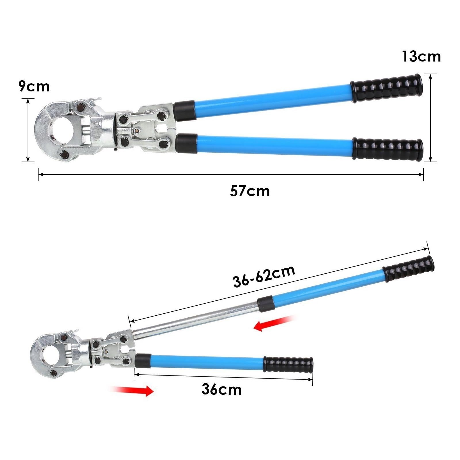 Herramientas De Prensado Tubos Acero PEX Con Troqueles Tipo TH/U/V, Prensador Multicapa Cobre, Pinzas Plomería, Kit Compuesto Engarce Seguro(V12-28 5Dies)